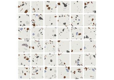 South White Natural Mosaico 30x30