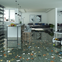 Stracciatella-R Grafito Polished 79,3x79,3