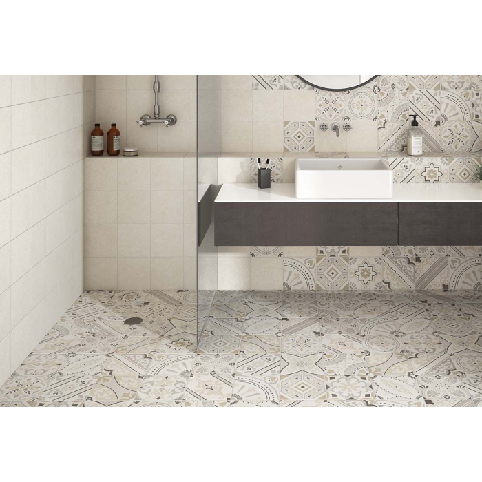 Stracciatella Taupe R9 20x20