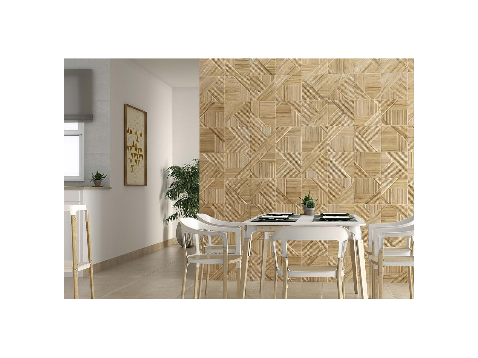 Stripes Mix Glacier Brillo 25x25