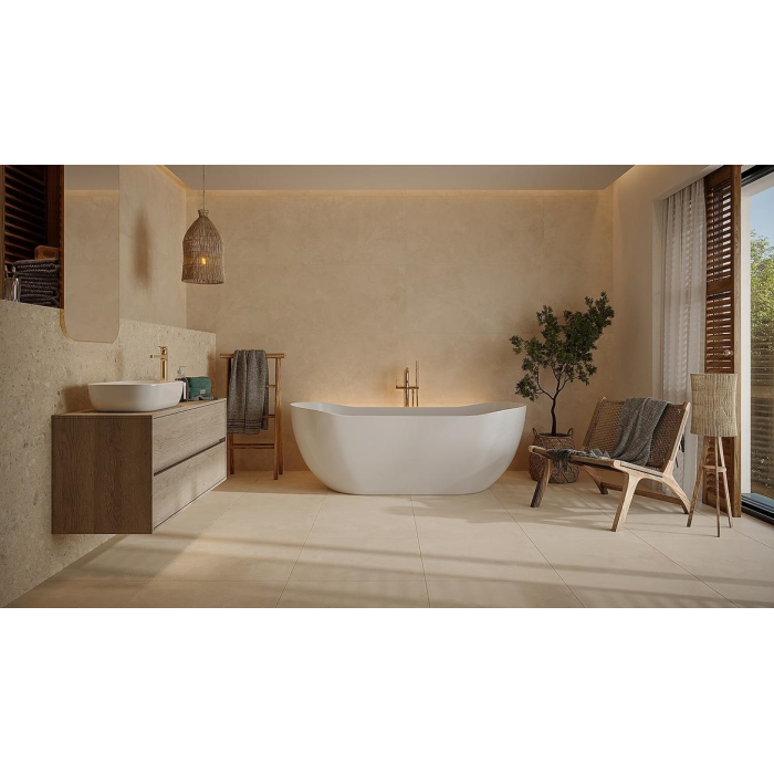 Strong Concrete White Mat Rektifikovaná 60X120