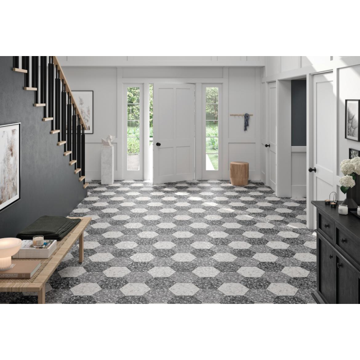 Terazzo Blue Hex 23X27