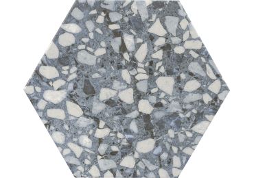 Terazzo Blue Hex 23X27