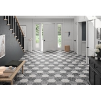 Terazzo Grey Hex 23X27