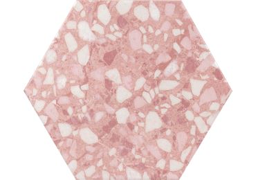 Terazzo Rose Hex 23X27