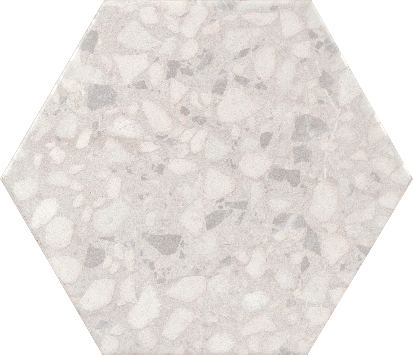 Terazzo Talc Hex 23X27