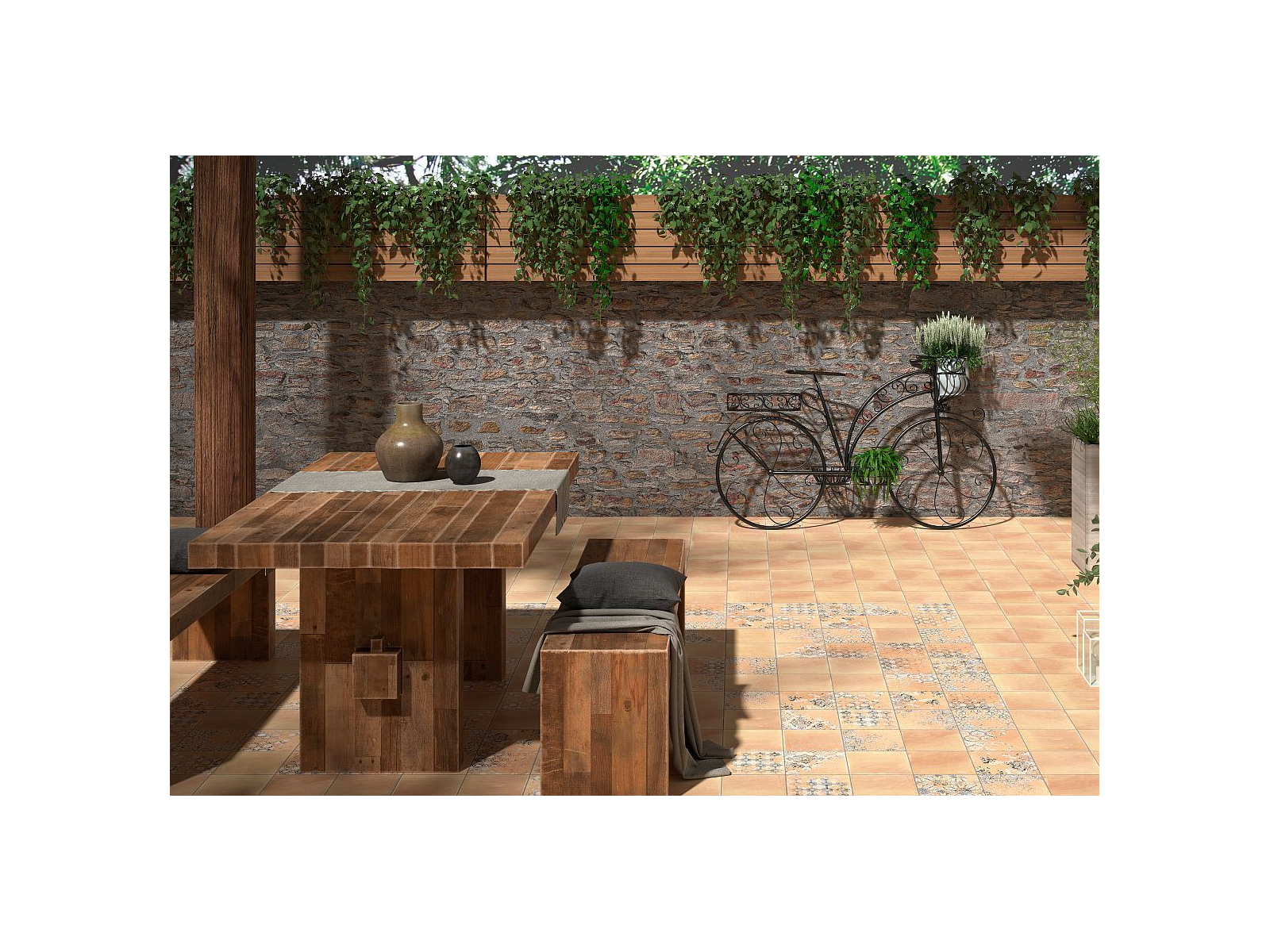 Terracota Blanco 20x20