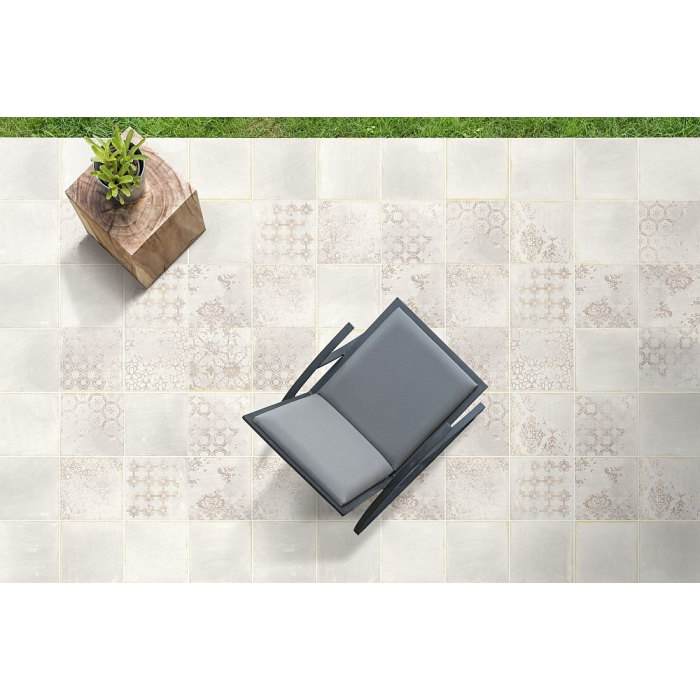 Terracota Blanco Decor 20x20