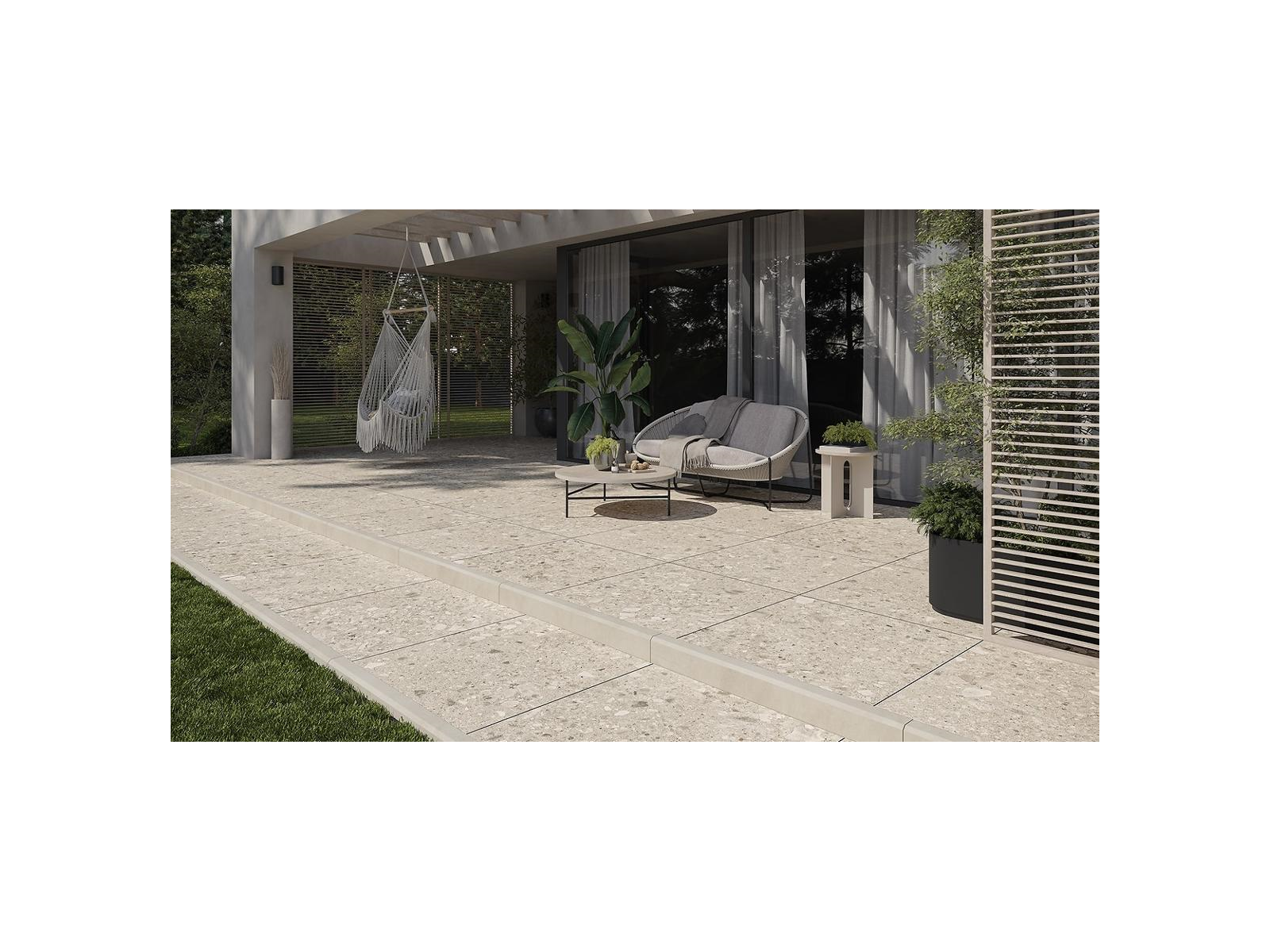 Terrazzo Stone 2.0 Warm Beige Struktura Mat Rektifikovaná 59X59