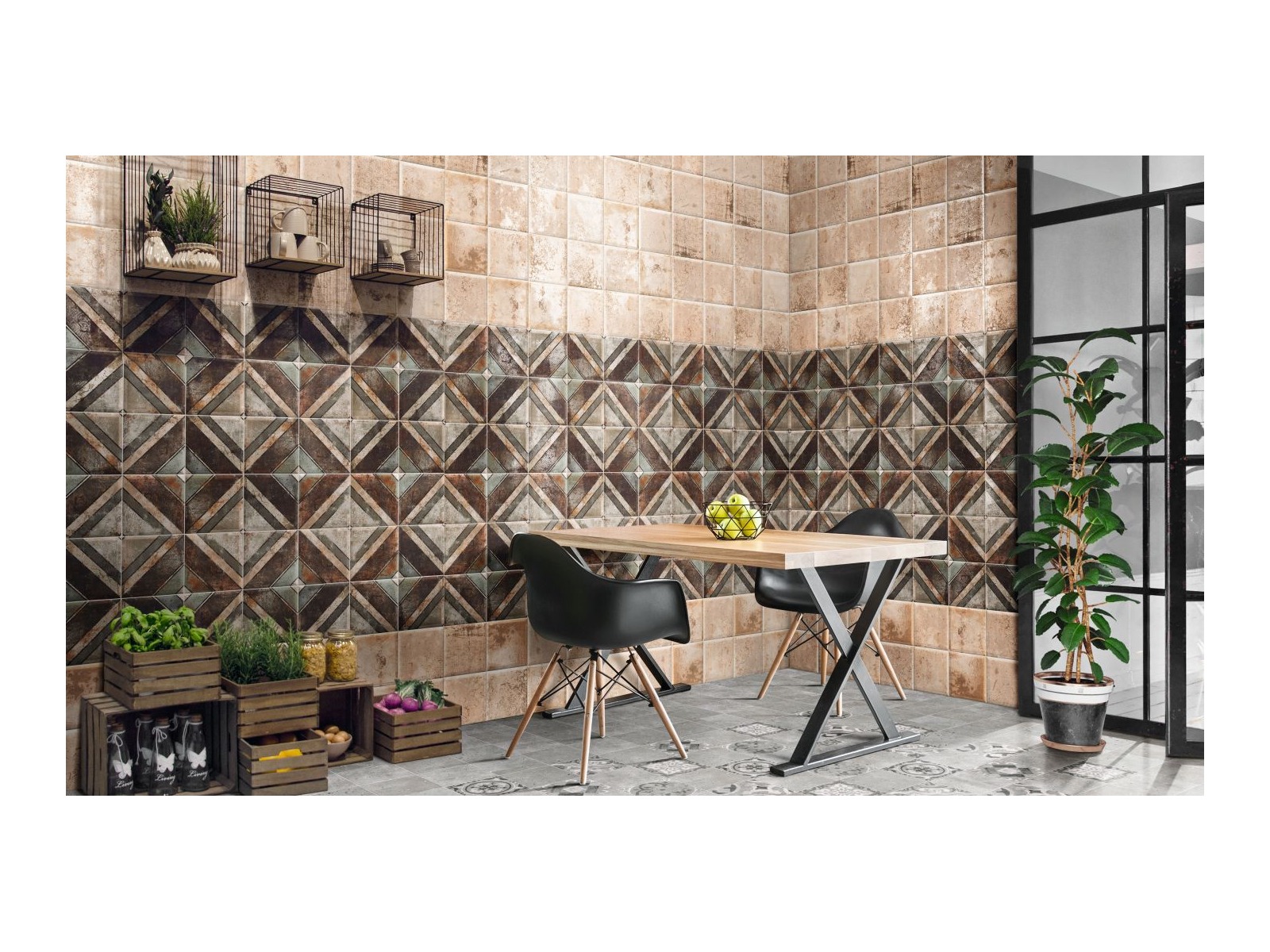 Tin-Tile Diagonal 20x20