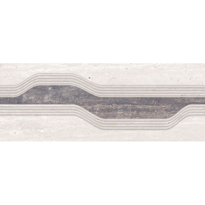 Travertino Titanium Decor 44,6x119,3