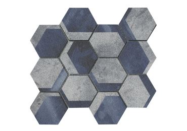 Universe Hexagon Blue 23X26,7