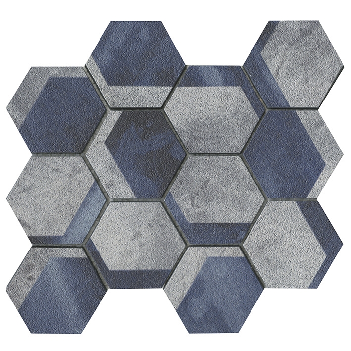 Universe Hexagon Blue 23X26,7