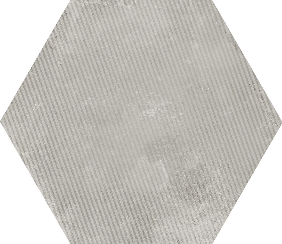 Urban Hexagon Melange Silver 29,2X25,4