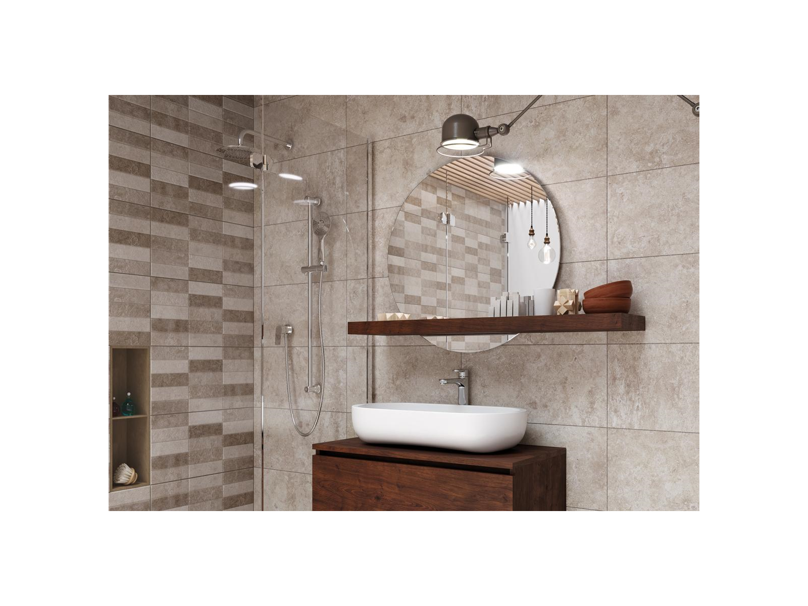 Valparaiso Grey Mosaic 30X60