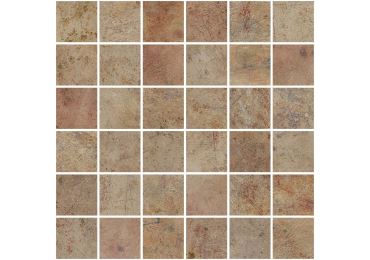 Vulcano Rosso Nat Mos 5X5 29,75X29,75