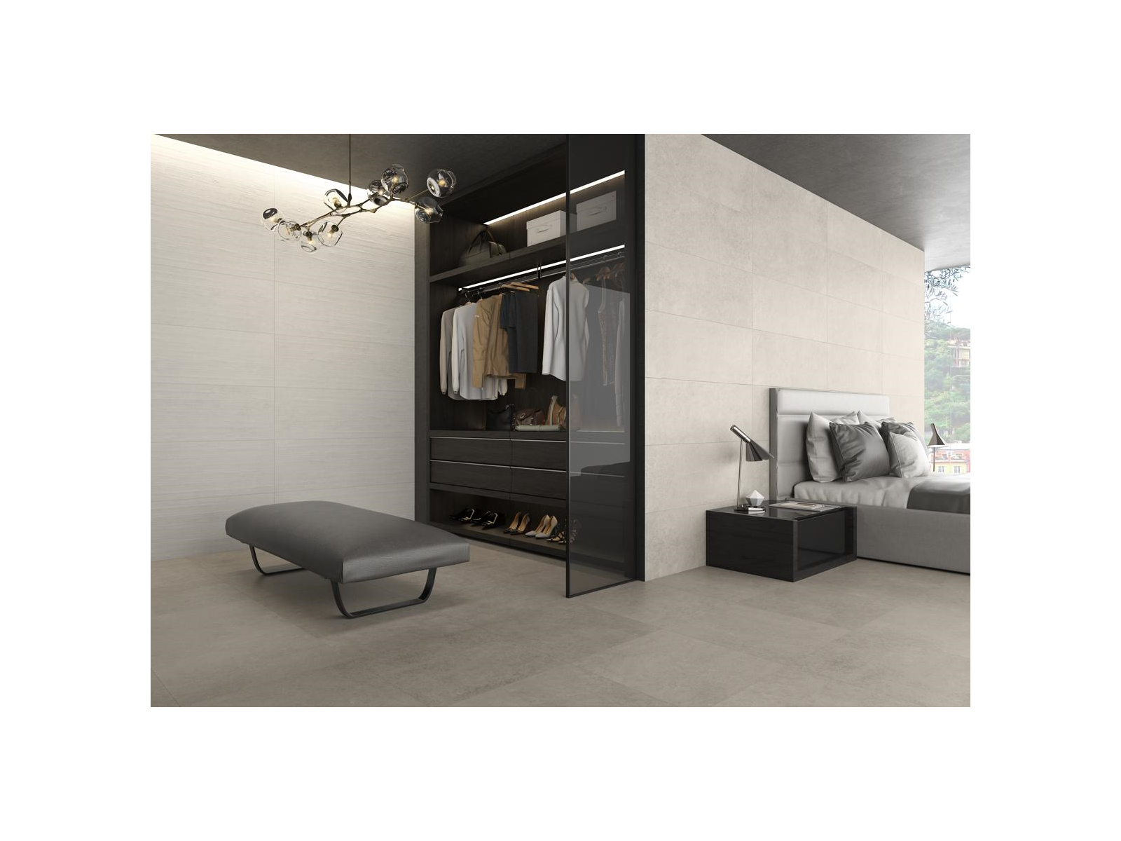 Wave Wood Concrete 25X75