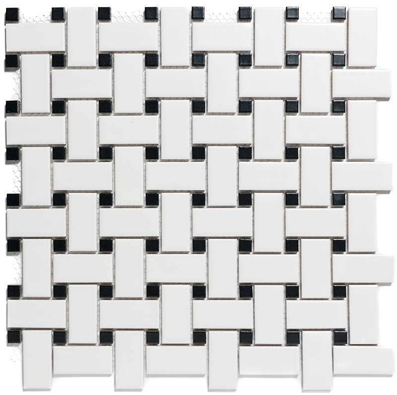 White And Black Mat 30X30