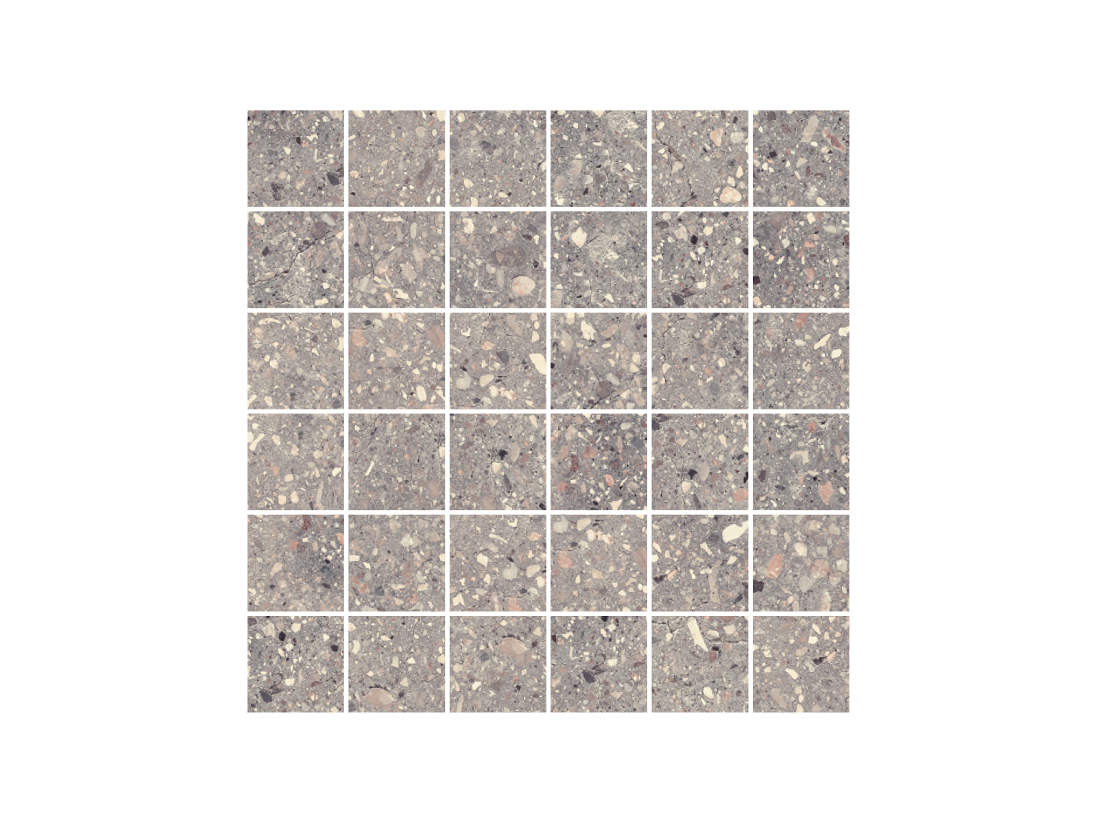 Wind Grey Natural Mosaico 30x30