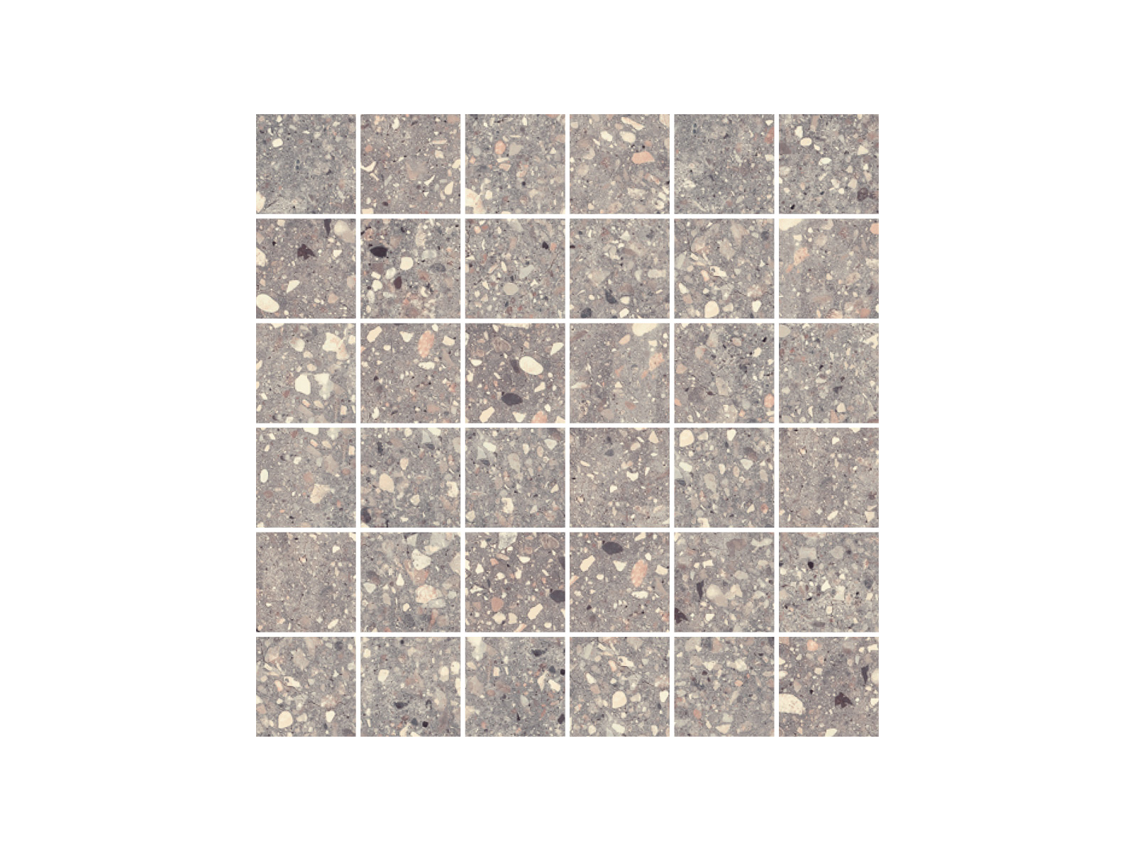 Wind Grey Natural Mosaico 30x30