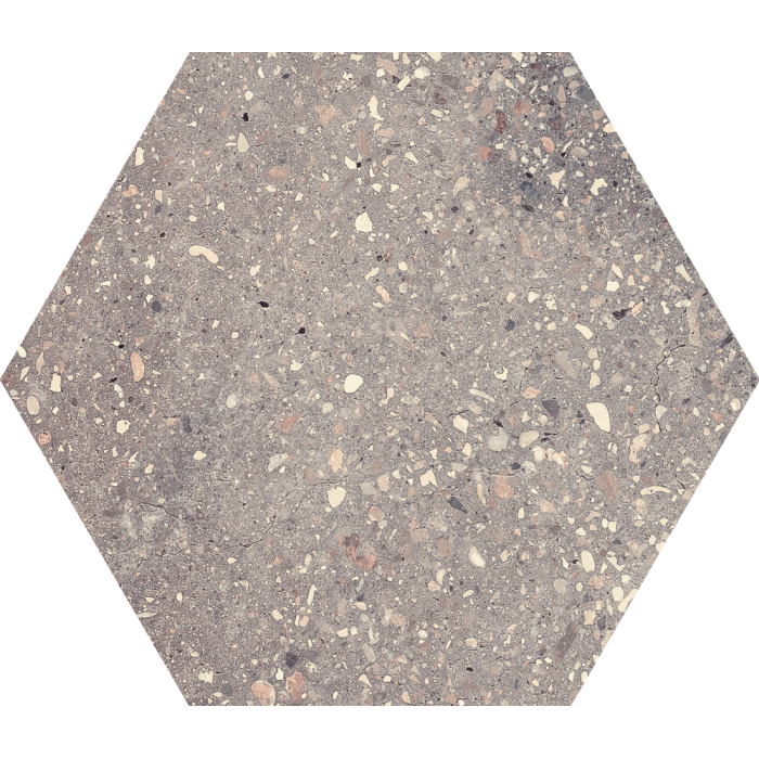 Wind Grey Nonslip Hexagon 25x29