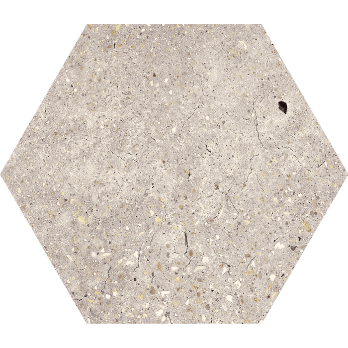 Wind Ivory Nonslip Hexagon 25x29