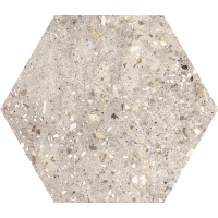 Wind Ivory Nonslip Hexagon 25x29
