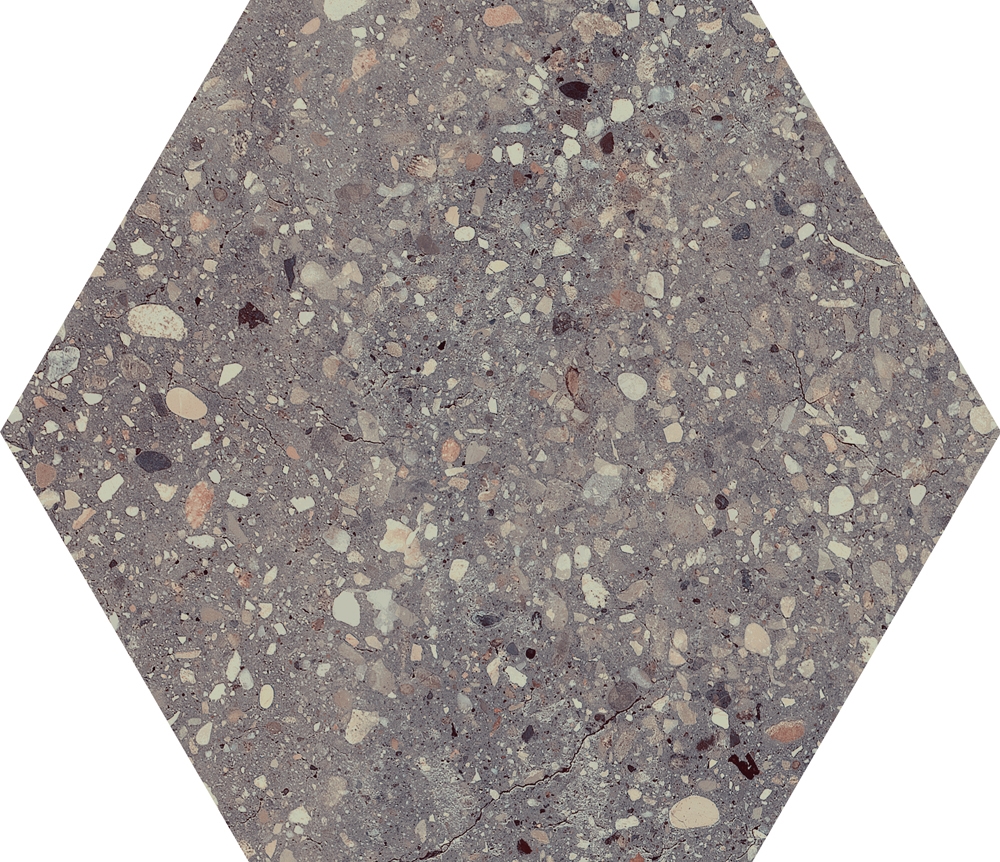 Wind Moss Natural Hexagon 25x29