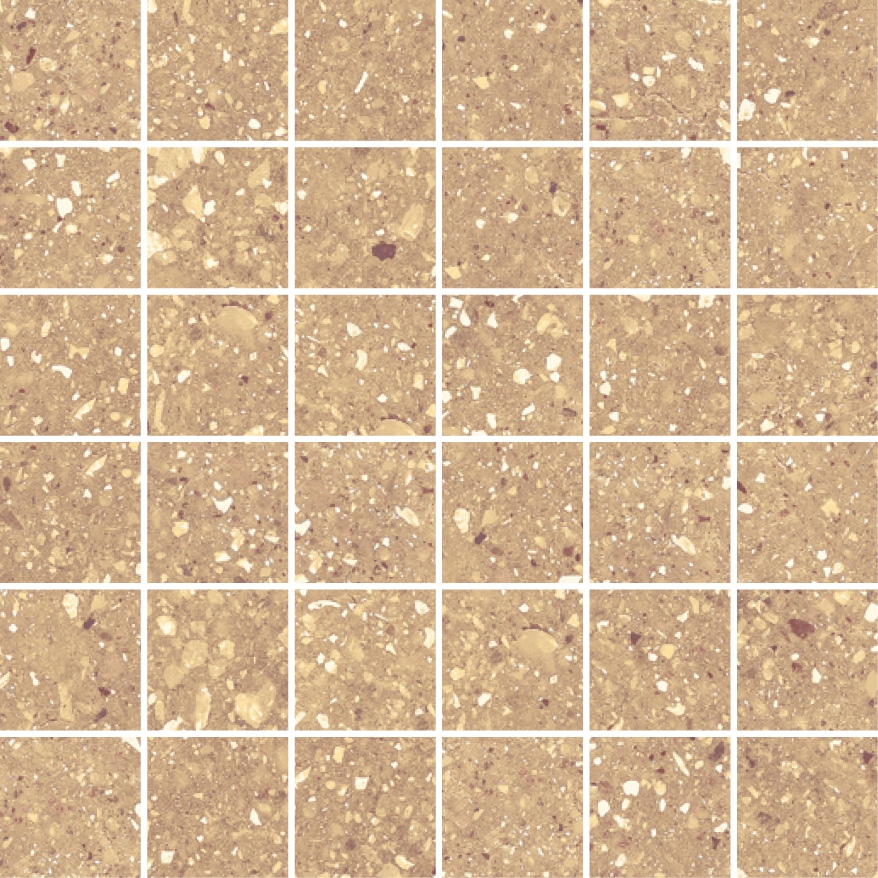 Wind Ochre Natural Mosaico 30x30