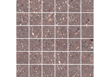 Wind Red Natural Mosaico 30x30