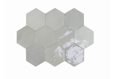 Zellige Hexa Grey 10.8X12.4