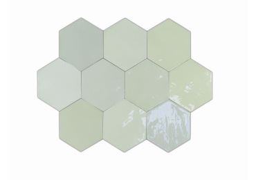 Zellige Hexa Mint 10.8X12.4