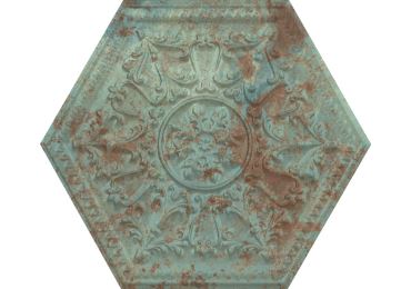 Zinc Green Mix Decor hexagon 25x29