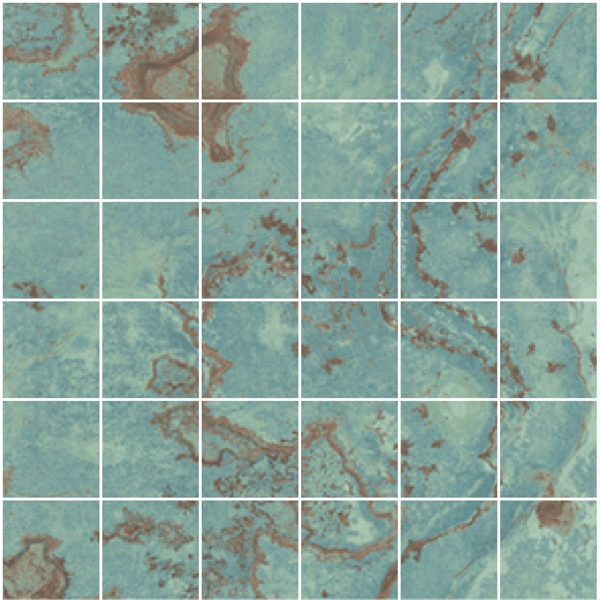Zinc Green Natural Mosaico 29,8x29,8